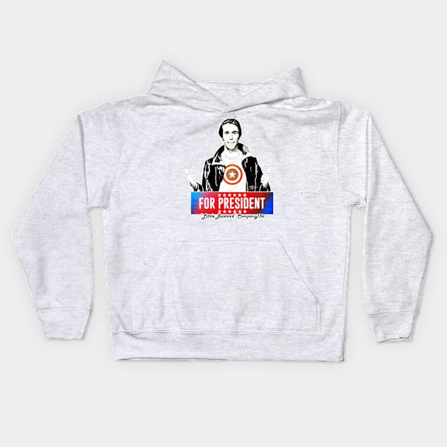 For President Kids Hoodie by LittleBastard